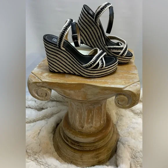 BP Gabbi-Fab Braided Wedge Sandal Size 7.5 - Picture 2 of 9